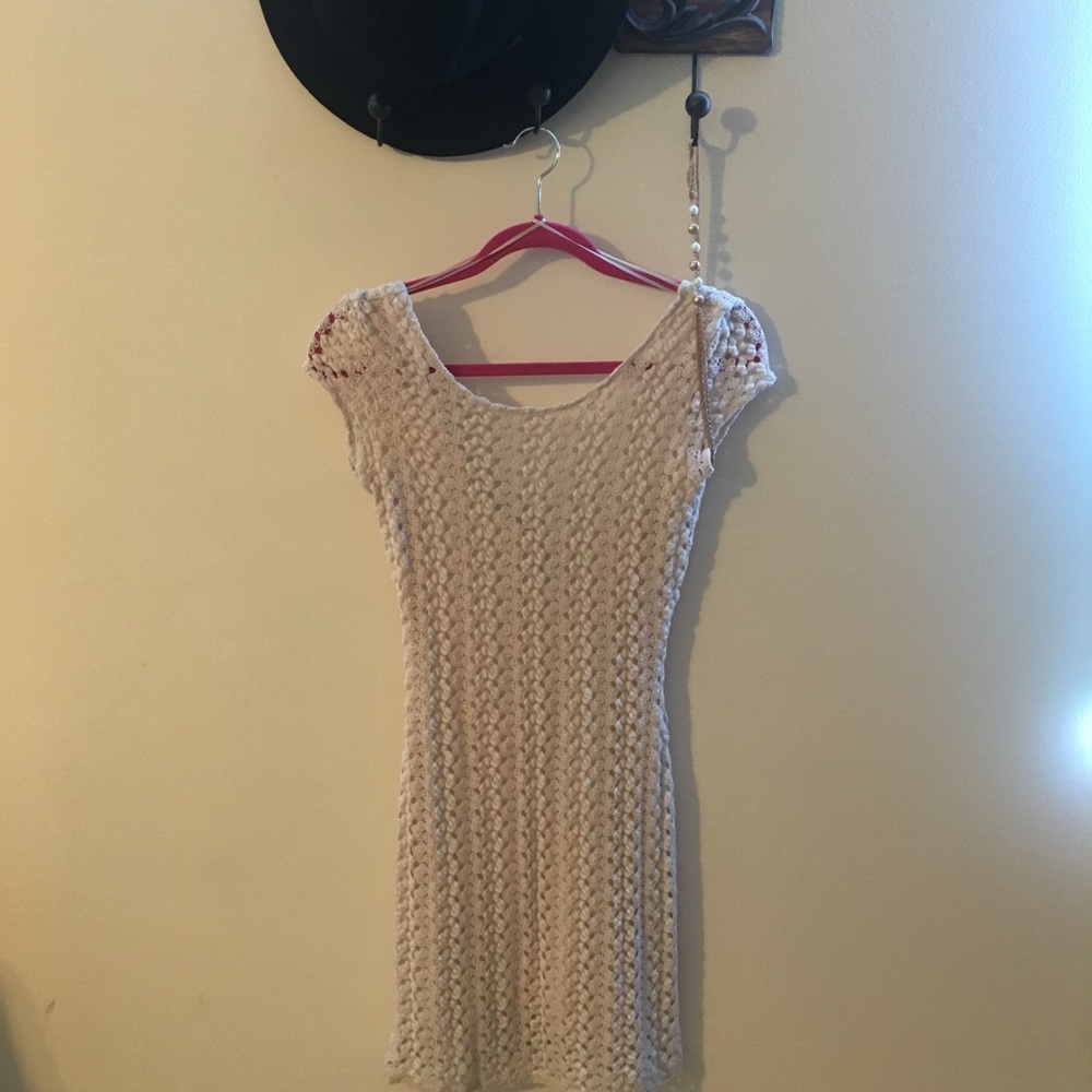 Off White Lace Free People Dress